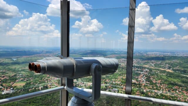 View from The Avala Tower